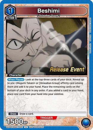 Beshimi (UEPR/RNK-1-021) - UE11BT Rurouni Kenshin Release Event Cards