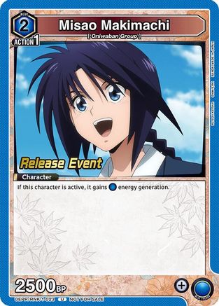Misao Makimachi (023) (UEPR/RNK-1-023) - UE11BT Rurouni Kenshin Release Event Cards