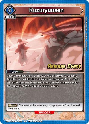 Kuzuryuusen (UEPR/RNK-1-030) - UE11BT Rurouni Kenshin Release Event Cards