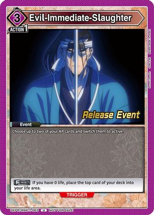 Evil-Immediate-Slaughter (UEPR/RNK-1-063) - UE11BT Rurouni Kenshin Release Event Cards
