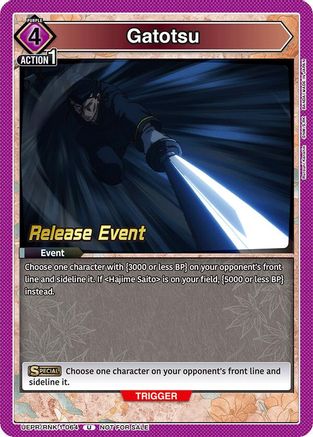Gatotsu (UEPR/RNK-1-064) - UE11BT Rurouni Kenshin Release Event Cards