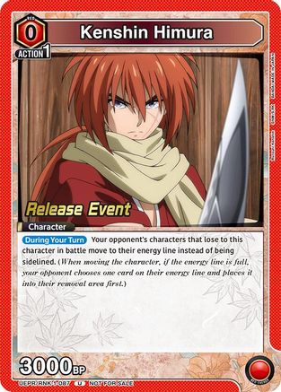 Kenshin Himura (087) (UE11BT/RNK-1-087) - UE11BT Rurouni Kenshin Release Event Cards