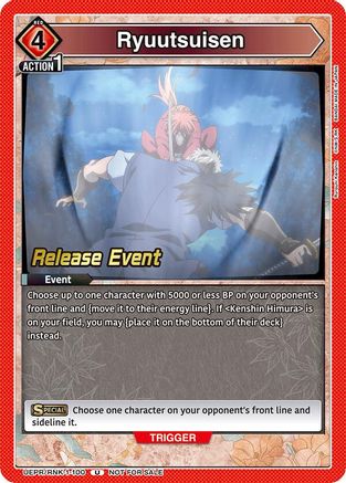 Ryuutsuisen (UEPR/RNK-1-100) - UE11BT Rurouni Kenshin Release Event Cards