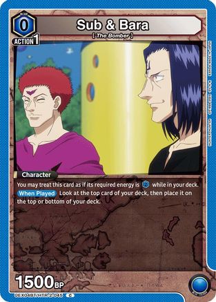 Sub & Bara (Box Topper Foil) (UEX04BT/HTR-2-045) - UEX04BT HUNTER X HUNTER Vol2 Foil
