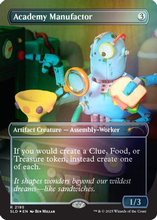 Academy Manufactor (Rainbow Foil) (SLD-2195) - Secret Lair Drop Series Foil