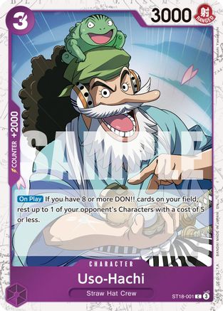 Uso-Hachi (Pirate Foil) (ST18-001) - Premium Booster -The Best- Vol. 2 Foil