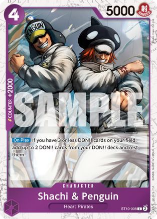 Shachi & Penguin (Pirate Foil) (ST10-008) - Premium Booster -The Best- Vol. 2 Foil