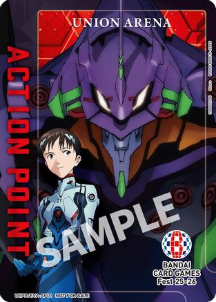 Action Point Card (Evangelion: New Theatrical Edition) (Bandai Card Games Fest 25-26) (UEPR/EVA-AP01) - Union Arena Promotion Cards Foil