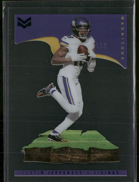 2021 Panini Chronicles Magnitude Purple Justin Jefferson #/49 #MAG-29