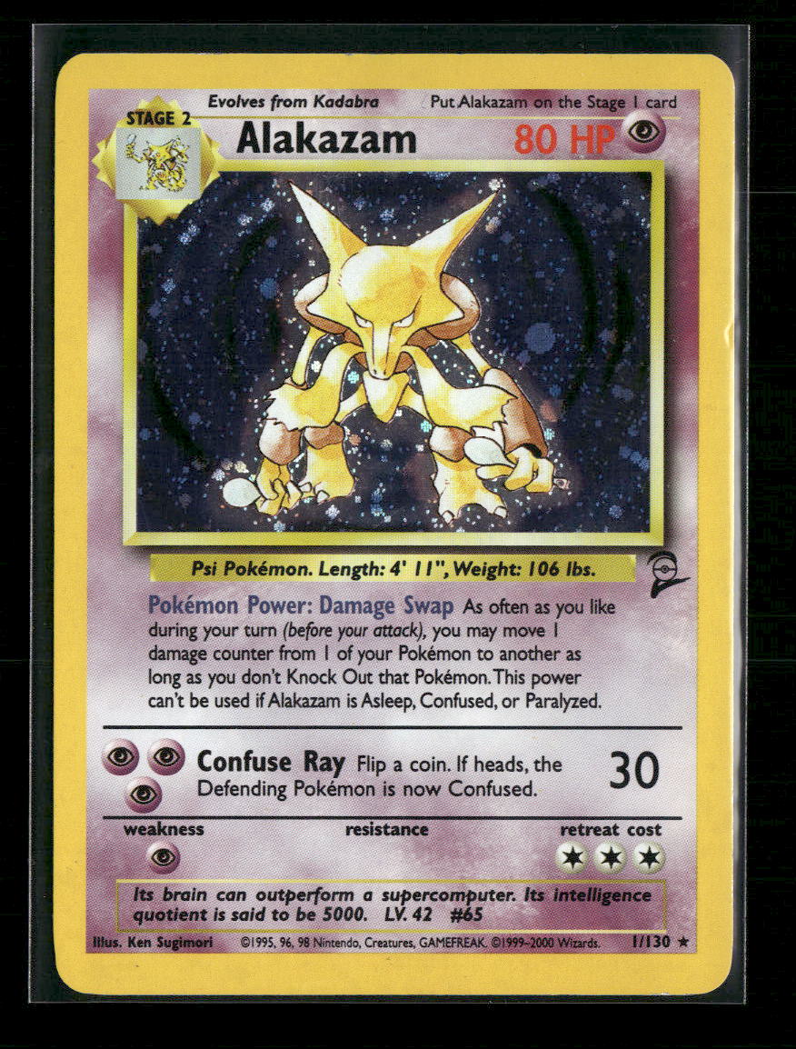 Base Set 2 Alakazam #001/130