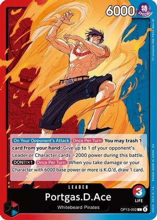 Portgas.D.Ace (002) (OP13-002) - Carrying On His Will