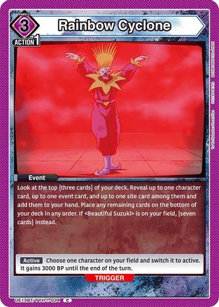 Rainbow Cyclone (UE13BT/YYH-1-034) - UE13BT Yu Yu Hakusho Ghost Files