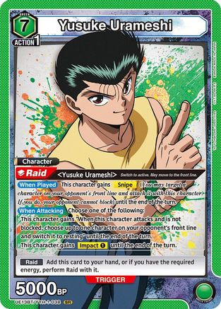 Yusuke Urameshi (038) (UE13BT/YYH-1-038) - UE13BT Yu Yu Hakusho Ghost Files Foil