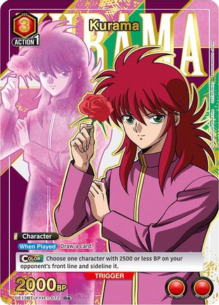 Kurama (072) (R*) (UE13BT/YYH-1-072) - UE13BT Yu Yu Hakusho Ghost Files Foil