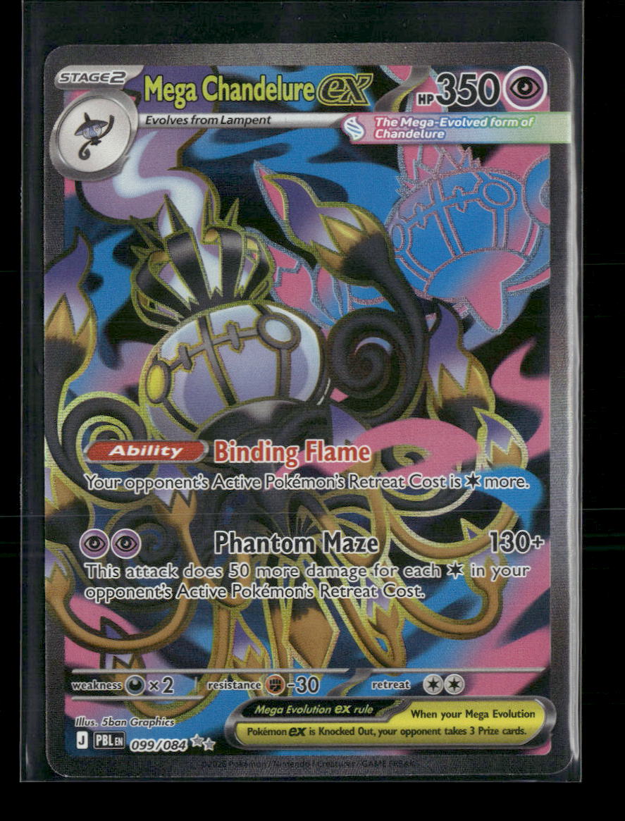 ME05: Pitch Black Mega Chandelure ex #099/084