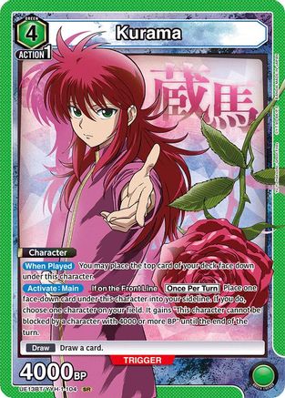 Kurama (104) (UE13BT/YYH-1-104) - UE13BT Yu Yu Hakusho Ghost Files Foil