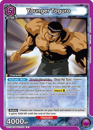Younger Toguro (111) (UE13BT/YYH-1-111) - UE13BT Yu Yu Hakusho Ghost Files Foil