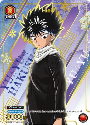 Hiei (112) (R*) (UE13BT/YYH-1-112) - UE13BT Yu Yu Hakusho Ghost Files Foil