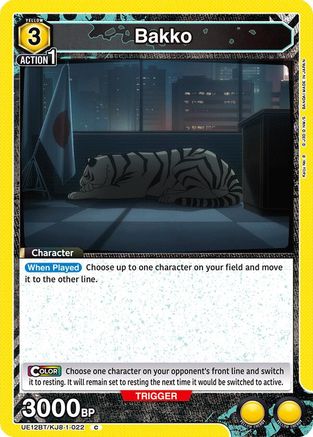 Bakko (022) (UE12BT/KJ8-1-022) - UE12BT Kaiju No 8