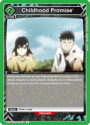 Childhood Promise (UE12BT/KJ8-1-075) - UE12BT Kaiju No 8