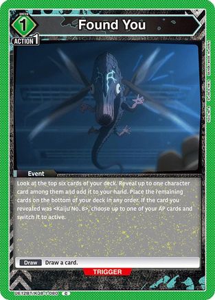 Found You (UE12BT/KJ8-1-080) - UE12BT Kaiju No 8
