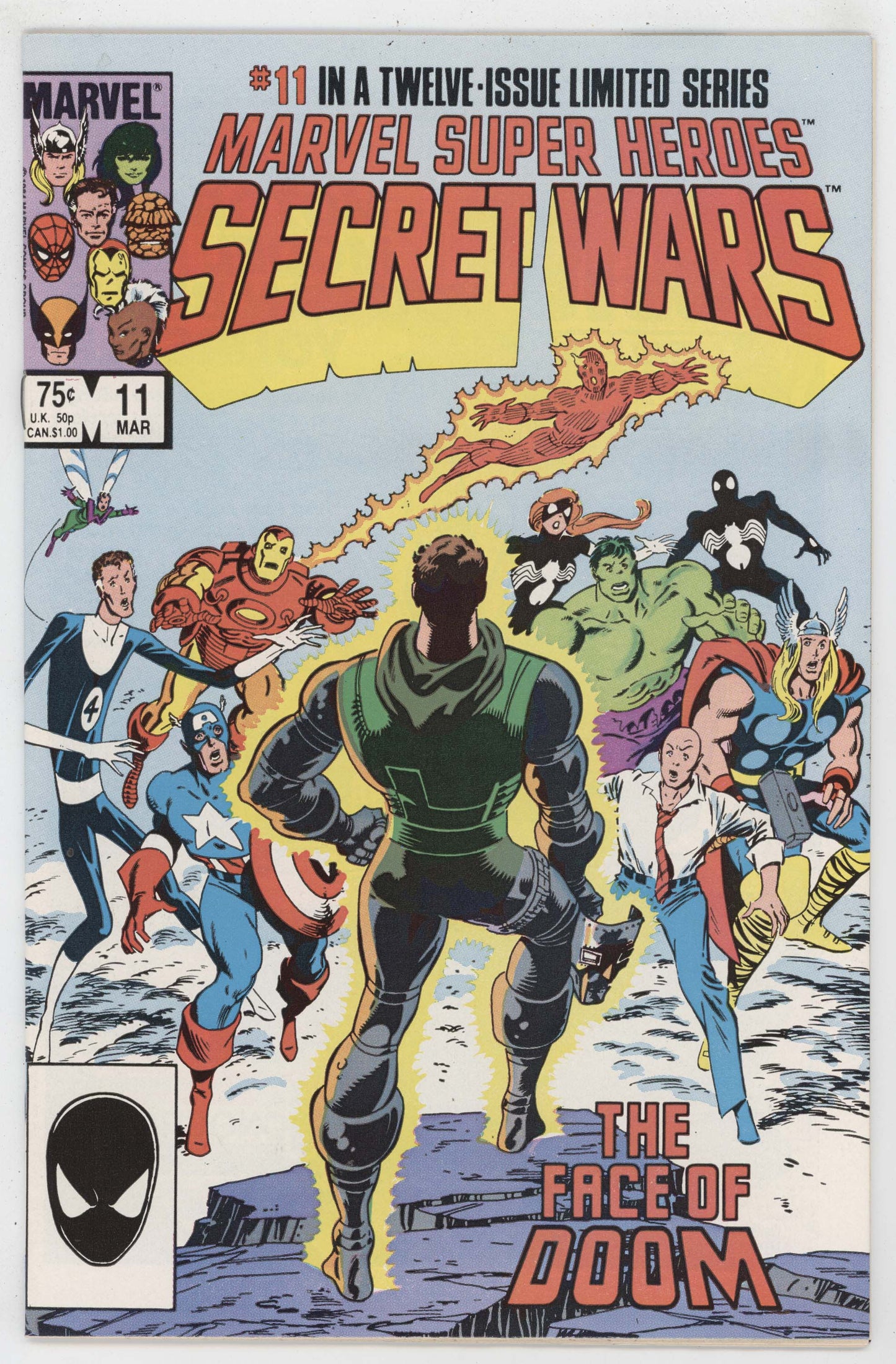 Marvel Super Hero Secret Wars 11 1985 VF NM Hulk Avengers Spider-Man X-Men