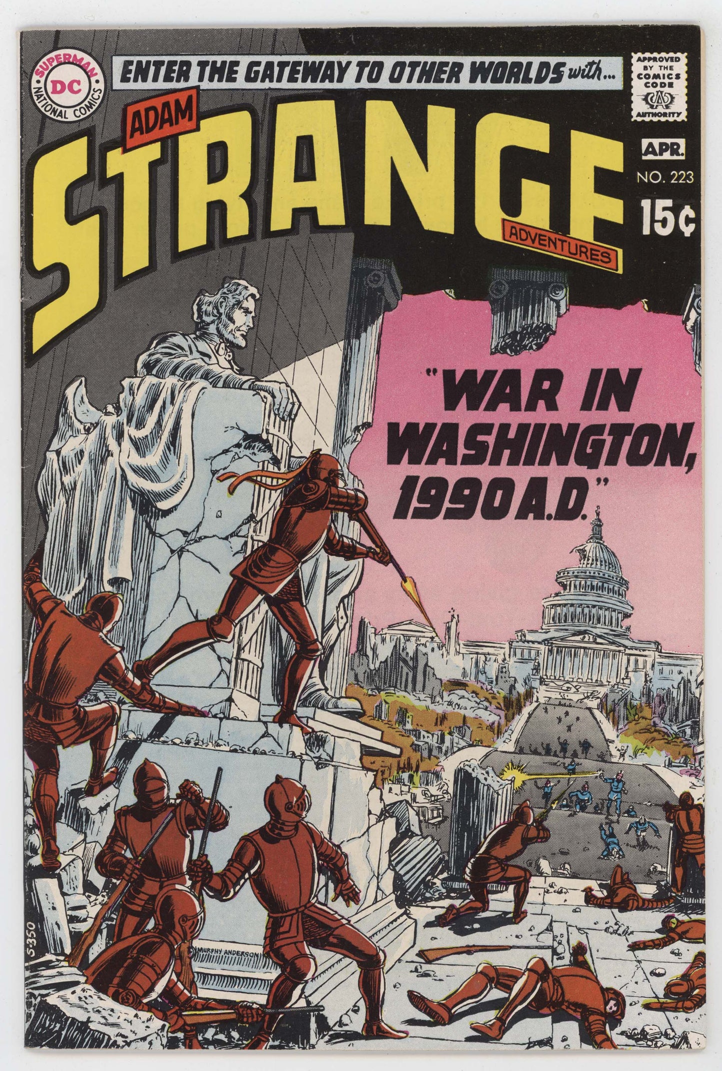 Strange Adventures 223 DC 1970 VF Murphy Anderson Adam Strange