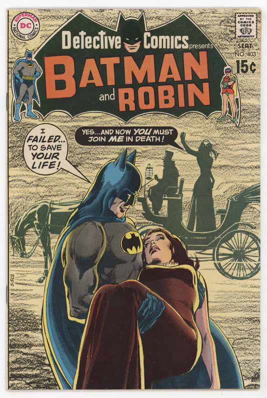 Batman Detective Comics 403 DC 1970 FN VF Neal Adams Robin