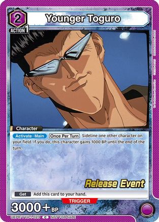 Younger Toguro (023) (UEPR/YYH-1-023) - UE13BT Yu Yu Hakusho Ghost Files Release Event Cards