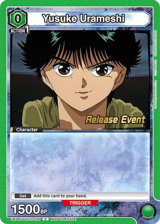 Yusuke Urameshi (035) (UEPR/YYH-1-035) - UE13BT Yu Yu Hakusho Ghost Files Release Event Cards