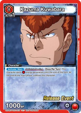 Kazuma Kuwabara (074) (UEPR/YYH-1-074) - UE13BT Yu Yu Hakusho Ghost Files Release Event Cards
