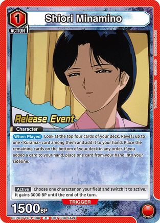 Shiori Minamino (UEPR/YYH-1-086) - UE13BT Yu Yu Hakusho Ghost Files Release Event Cards