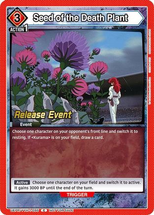 Seed of the Death Plant (UEPR/YYH-1-095) - UE13BT Yu Yu Hakusho Ghost Files Release Event Cards