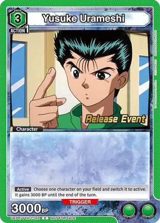 Yusuke Urameshi (102) (UEPR/YYH-1-102) - UE13BT Yu Yu Hakusho Ghost Files Release Event Cards