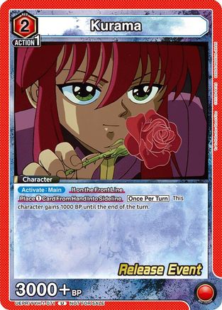 Kurama (071) (UEPR/YYH-1-071) - UE13BT Yu Yu Hakusho Ghost Files Release Event Cards