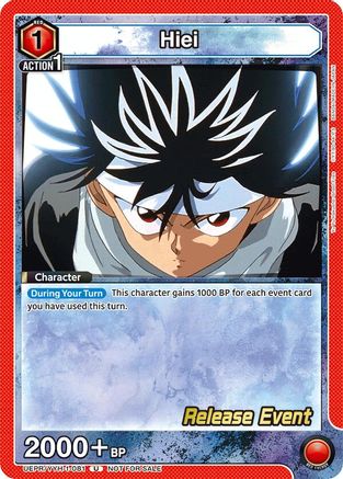 Hiei (081) (UEPR/YYH-1-081) - UE13BT Yu Yu Hakusho Ghost Files Release Event Cards