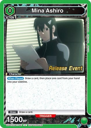 Mina Ashiro (041) (UEPR/KJ8-1-041) - UE12BT Kaiju No 8 Release Event Cards