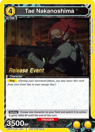 Tae Nakanoshima (UEPR/KJ8-1-021) - UE12BT Kaiju No 8 Release Event Cards