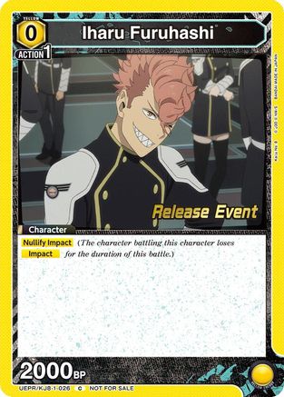 Iharu Furuhashi (026) (UEPR/KJ8-1-026) - UE12BT Kaiju No 8 Release Event Cards