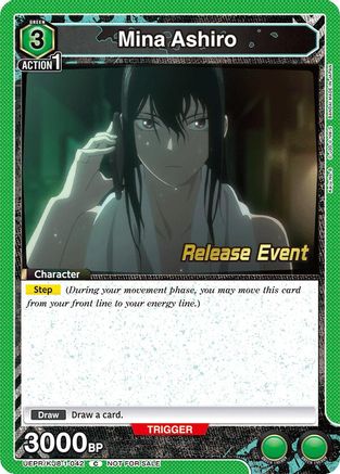 Mina Ashiro (042) (UEPR/KJ8-1-042) - UE12BT Kaiju No 8 Release Event Cards