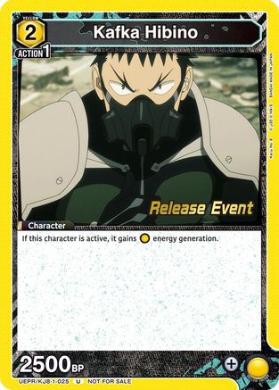 Kafka Hibino (025) (UEPR/KJ8-1-025) - UE12BT Kaiju No 8 Release Event Cards