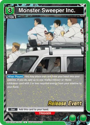 Monster Sweeper Inc. (UEPR/KJ8-1-073) - UE12BT Kaiju No 8 Release Event Cards