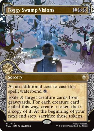 Foggy Swamp Visions (Showcase) (TLA-339) - Avatar: The Last Airbender Foil