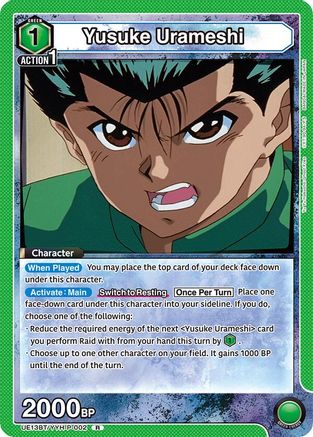 Yusuke Urameshi (002) (UE13BT/YYH-P-002) - UE13BT Yu Yu Hakusho Ghost Files Foil
