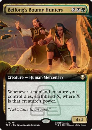 Beifong's Bounty Hunters (Extended Art) (TLA-379) - Avatar: The Last Airbender Foil