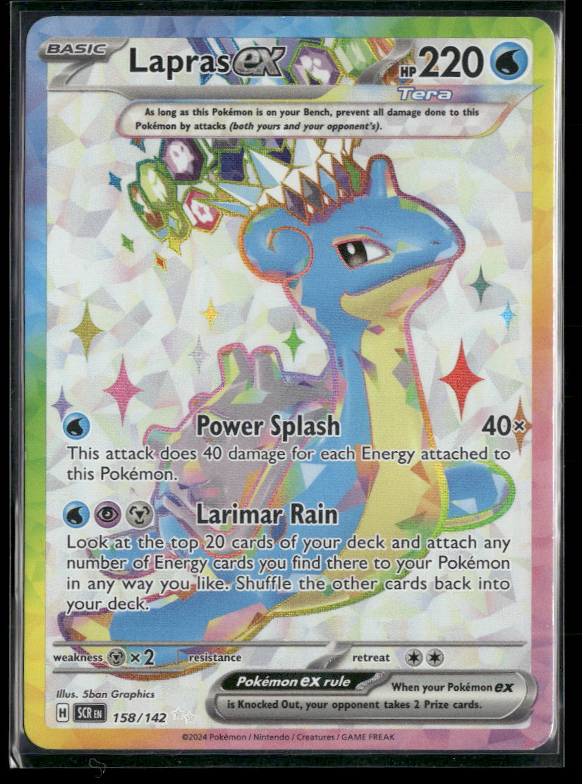 SV07: Stellar Crown Lapras ex #158/142