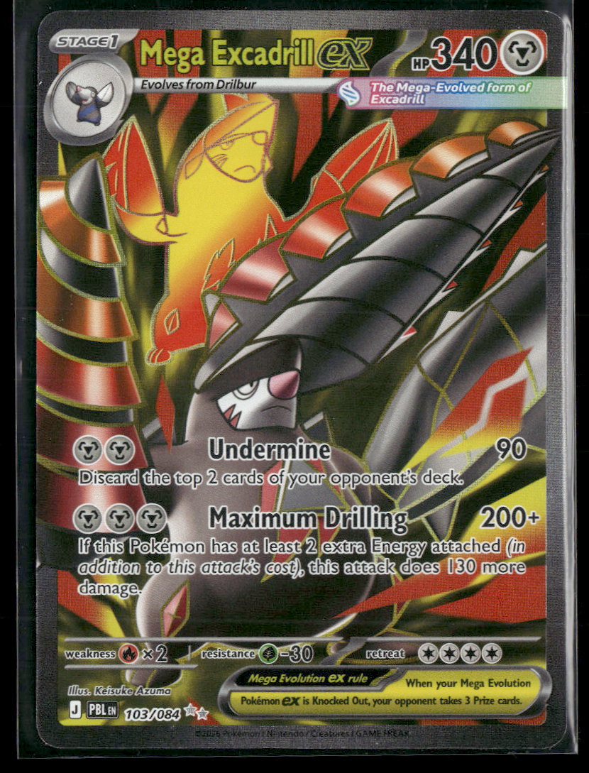 ME05: Pitch Black Mega Excadrill ex #103/084
