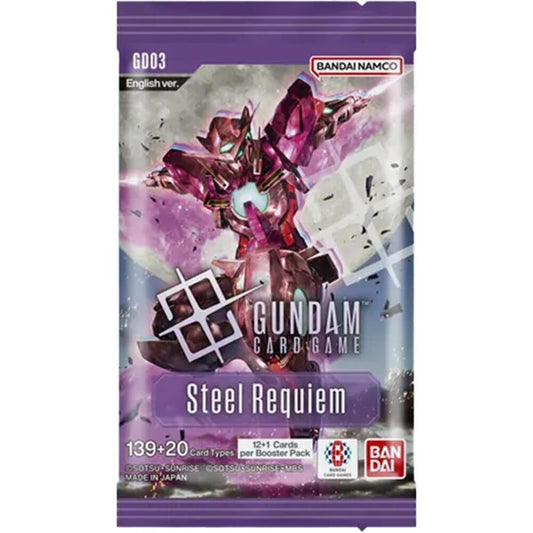 Gundam Card Game: Steel Requiem Booster Pack (GD03) - Golden Apple Comics