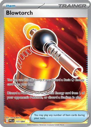 Blowtorch 117/094 - ME02 Phantasmal Flames Holofoil
