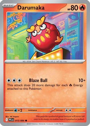 Darumaka 015 - ME02 Phantasmal Flames Reverse Holofoil